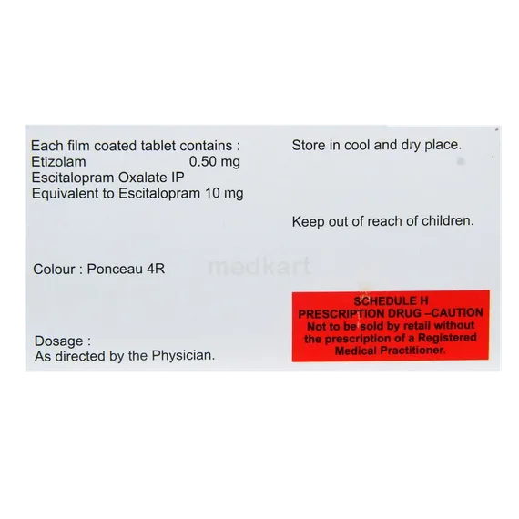 etizola 0.5mg tablet 10's